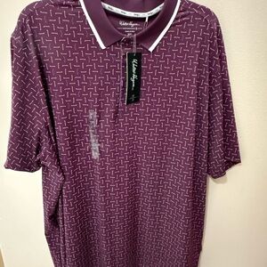 Walter Hagen Men's Purple Polo Shirt